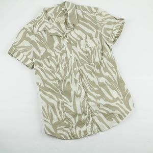 Michael Michael Kors safari print shirt